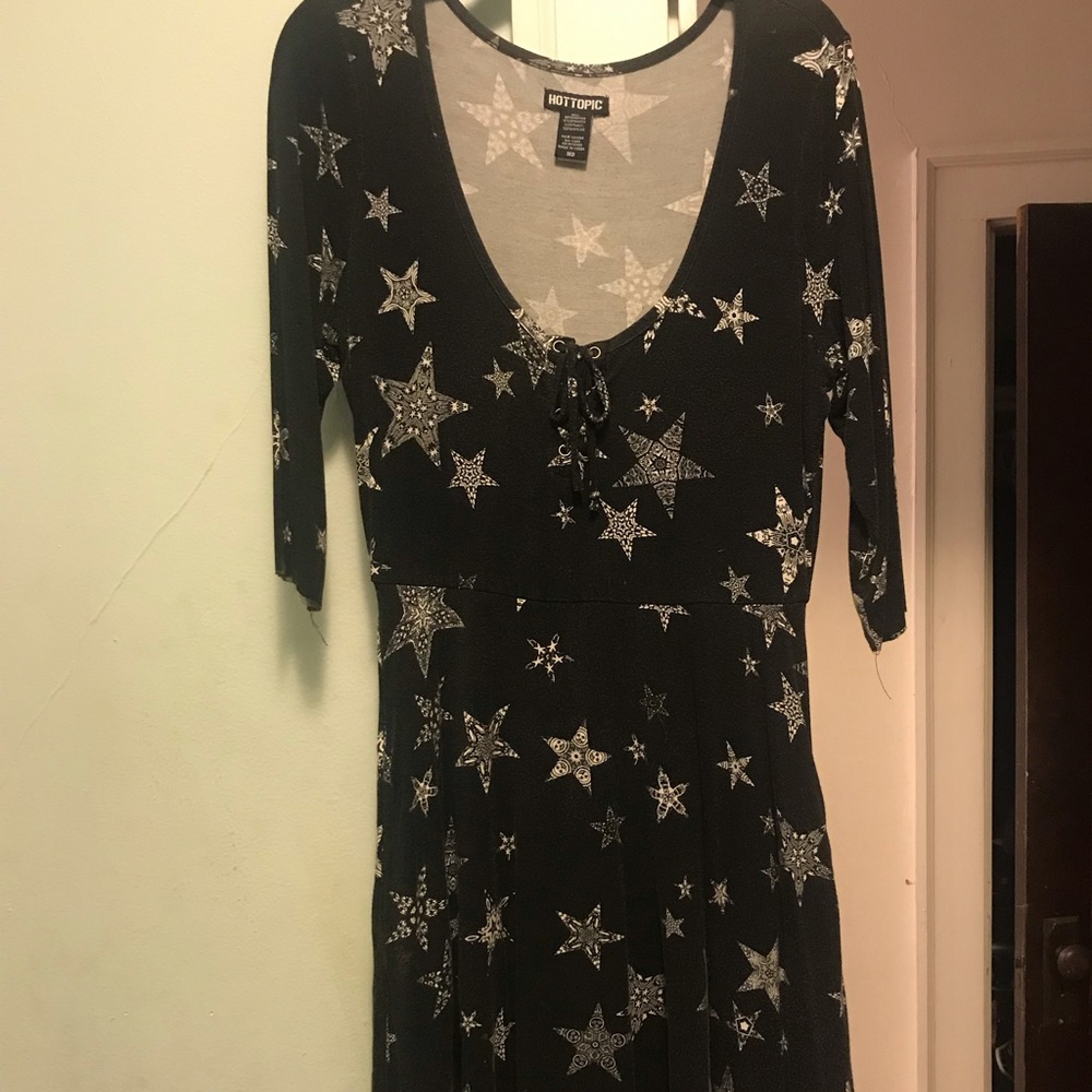 Celestial low cut dress